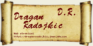 Dragan Radojkić vizit kartica